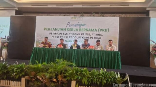 Nasib Ratusan Ribu Buruh IMIP Dipertaruhkan, Tim Perunding PKB Mulai Berjuang di Kendari