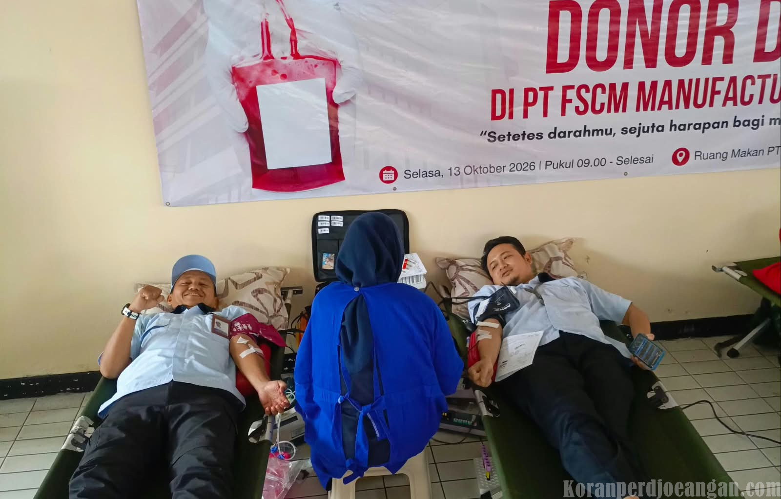 PT FSCM Manufacturing Indonesia Gelar Donor Darah, Puluhan Pekerja Antusias Berpartisipasi
