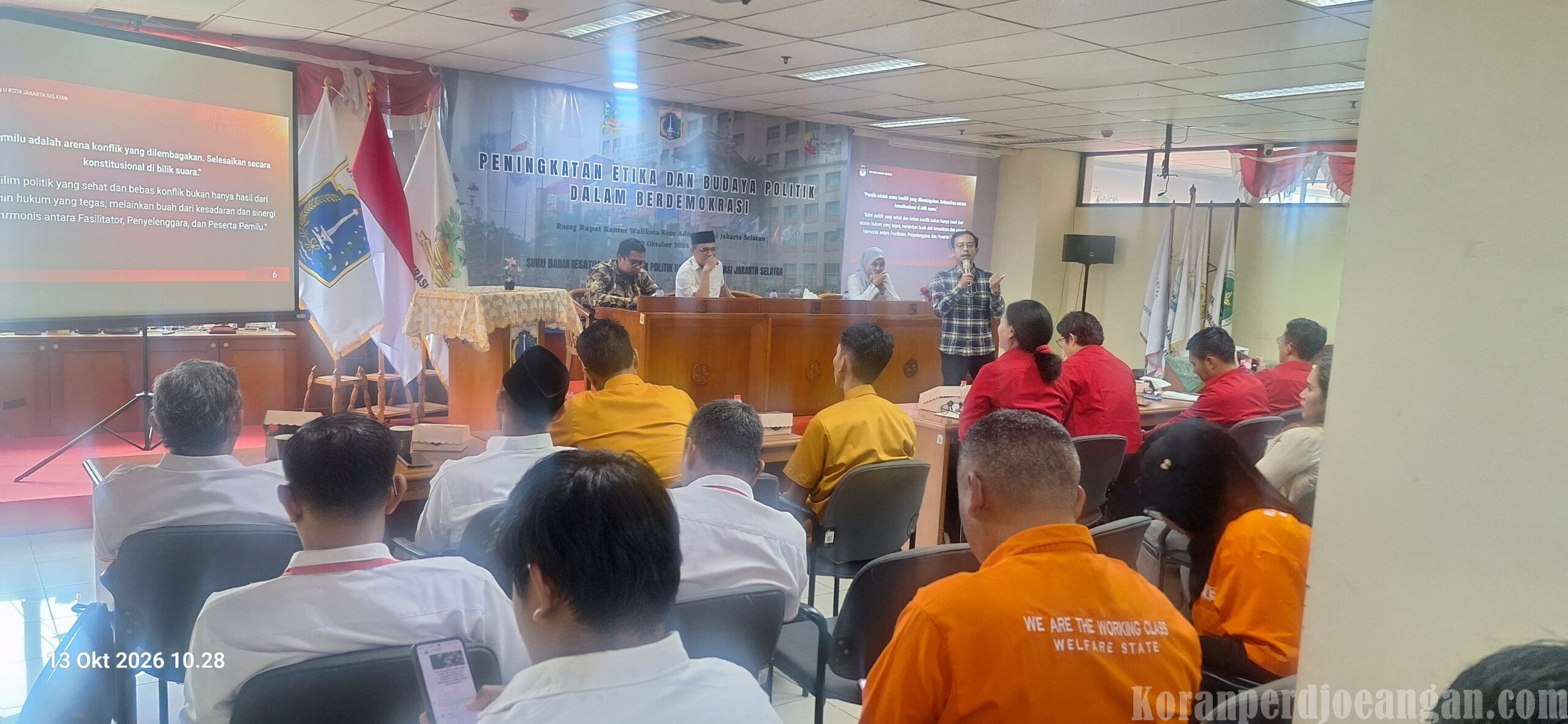 Kesbangpol Jakarta Selatan Gelar Kegiatan Peningkatan Etika dan Budaya Politik Dalam Berdemokrasi
