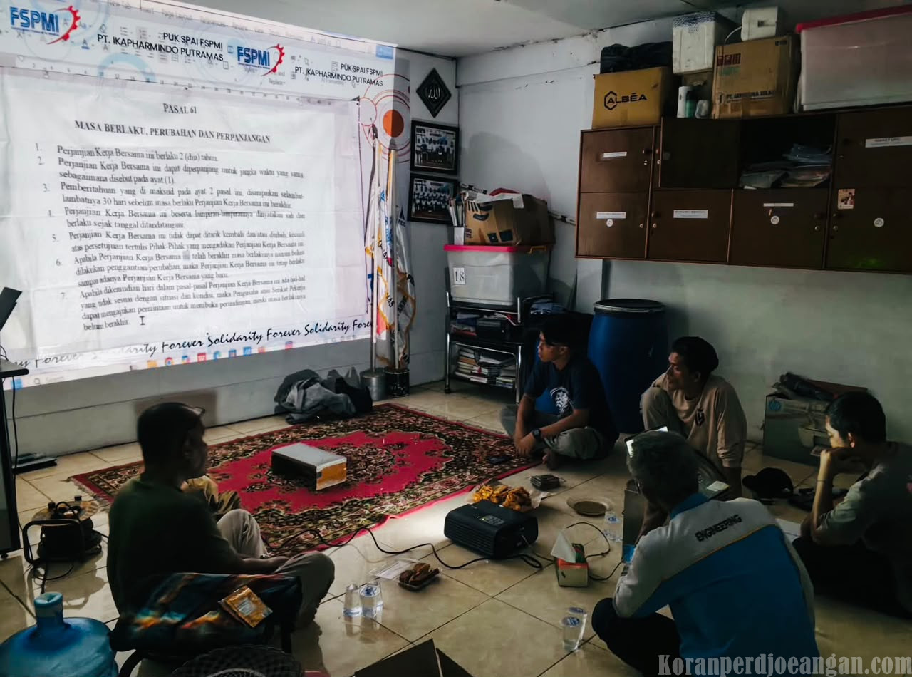 Bedah PKB, PUK SPAI FSPMI IKAPHARMINDO Perkuat Strategi : Jangan Biarkan Hak Pekerja Tergerus Redaksi Pasal