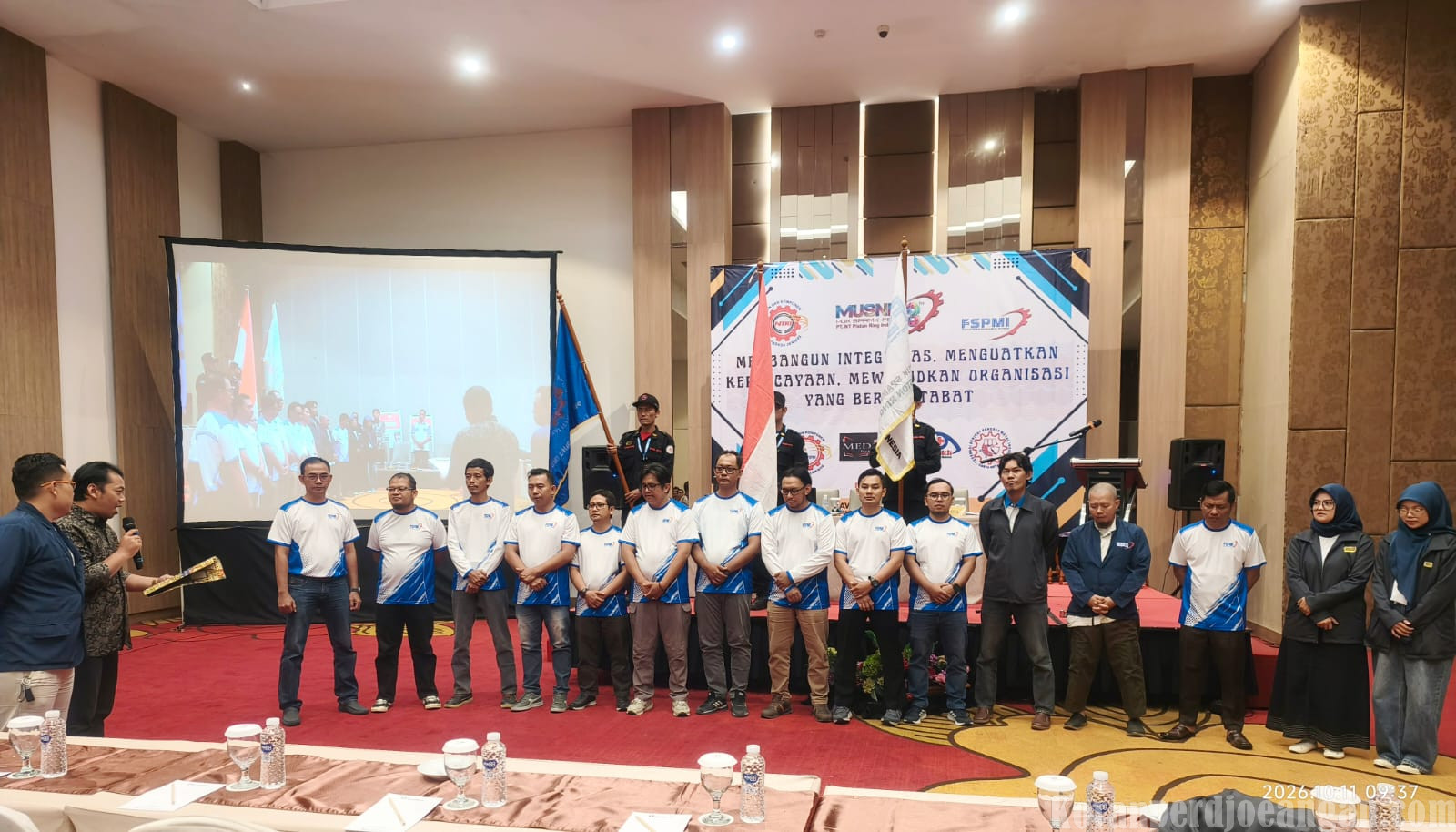 PC SPAMK-FSPMI Karawang Resmi Lantik 15 Pengurus PUK NTRI Periode 2026–2029