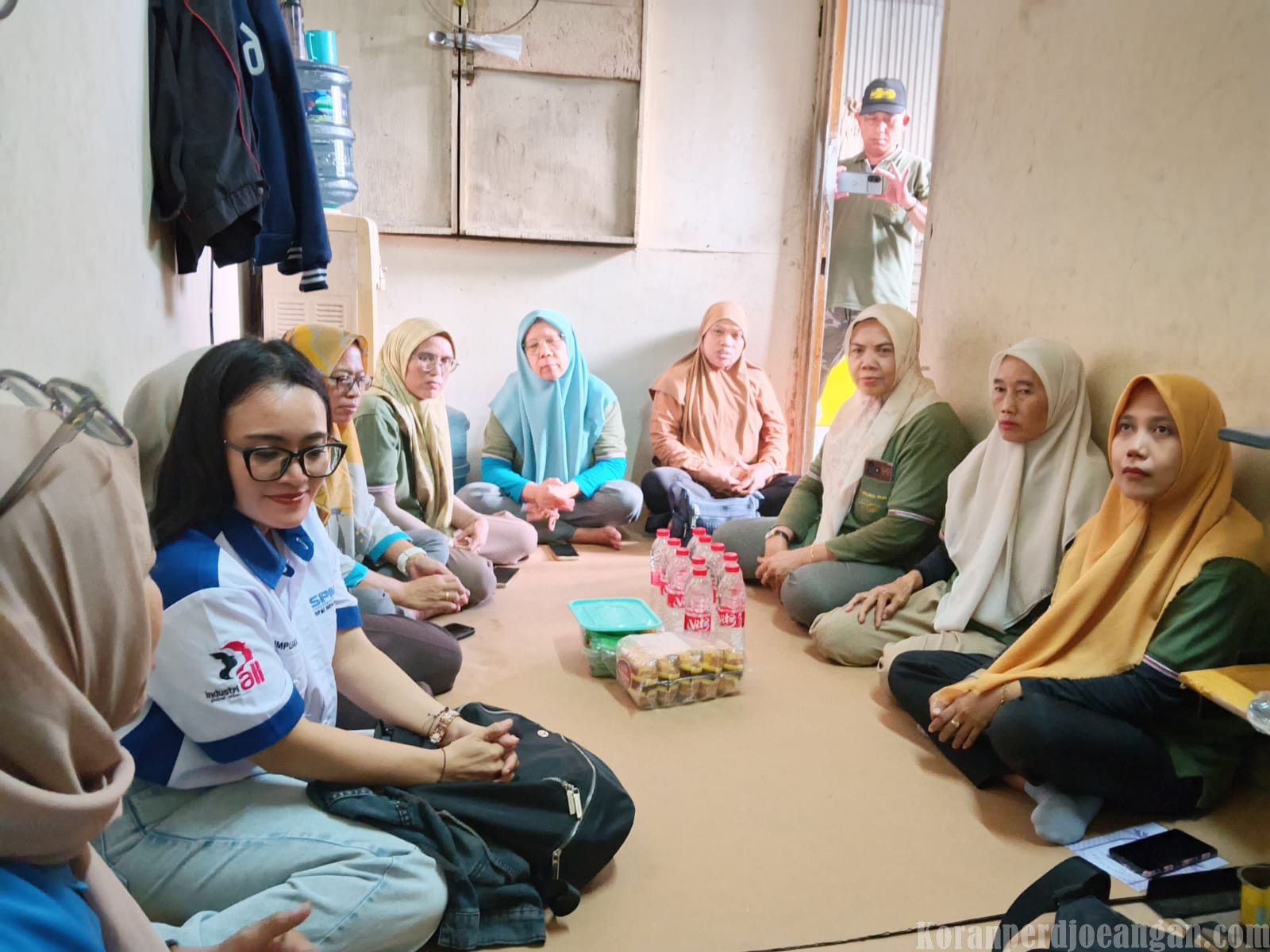 Perkuat Hak Pekerja Perempuan, Bidang Perempuan PC SPAI FSPMI Sambangi PUK PT Malindo Irfan