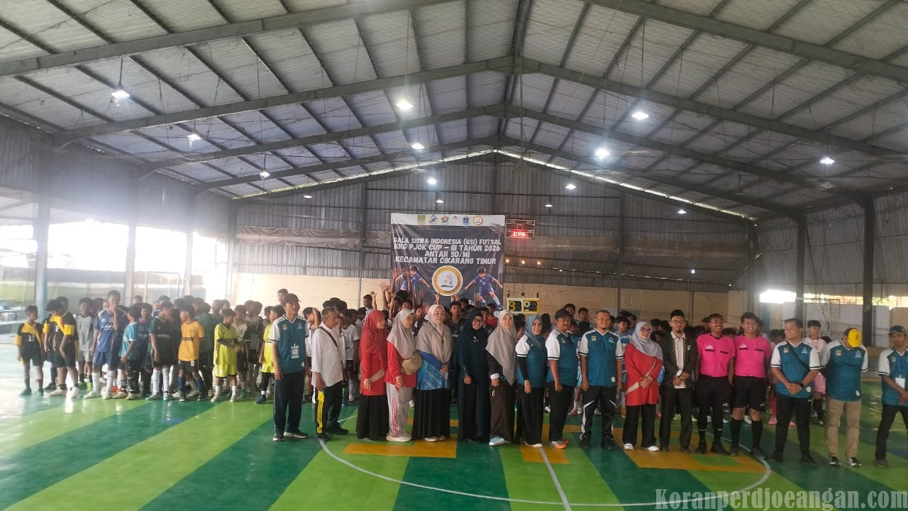 Gala Siswa Indonesia KKG PJOK Cup 2026 : Wadah Sportivitas dam Pencarian Bibit Unggul Futsal Pelajar SD/MI se-Kecamatan Cikarang Timur 