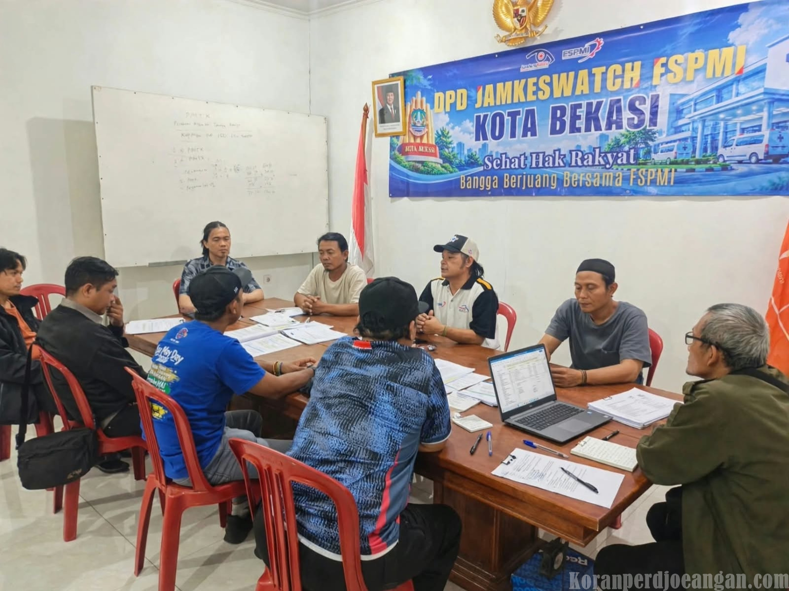 Jamkeswatch FSPMI DPD Kota Bekasi Gelar Rapat Rutin, Bahas Tugas Bidang dan Rencana Audiensi