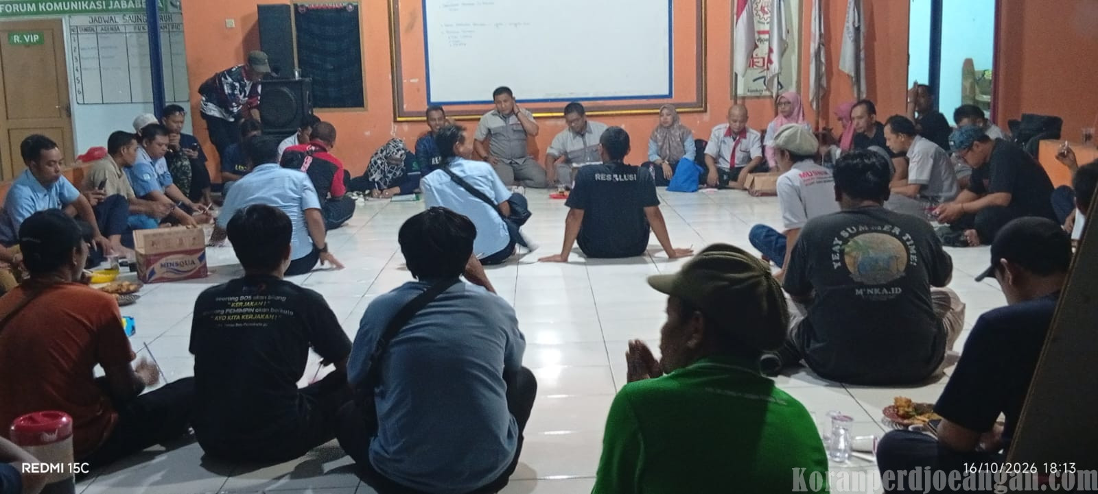 Jelang Musda V Garda Metal dan kenaikan Upah 2027 Forum Komunikasi Jababeka ( FKJ ) adakan rapat rutin.