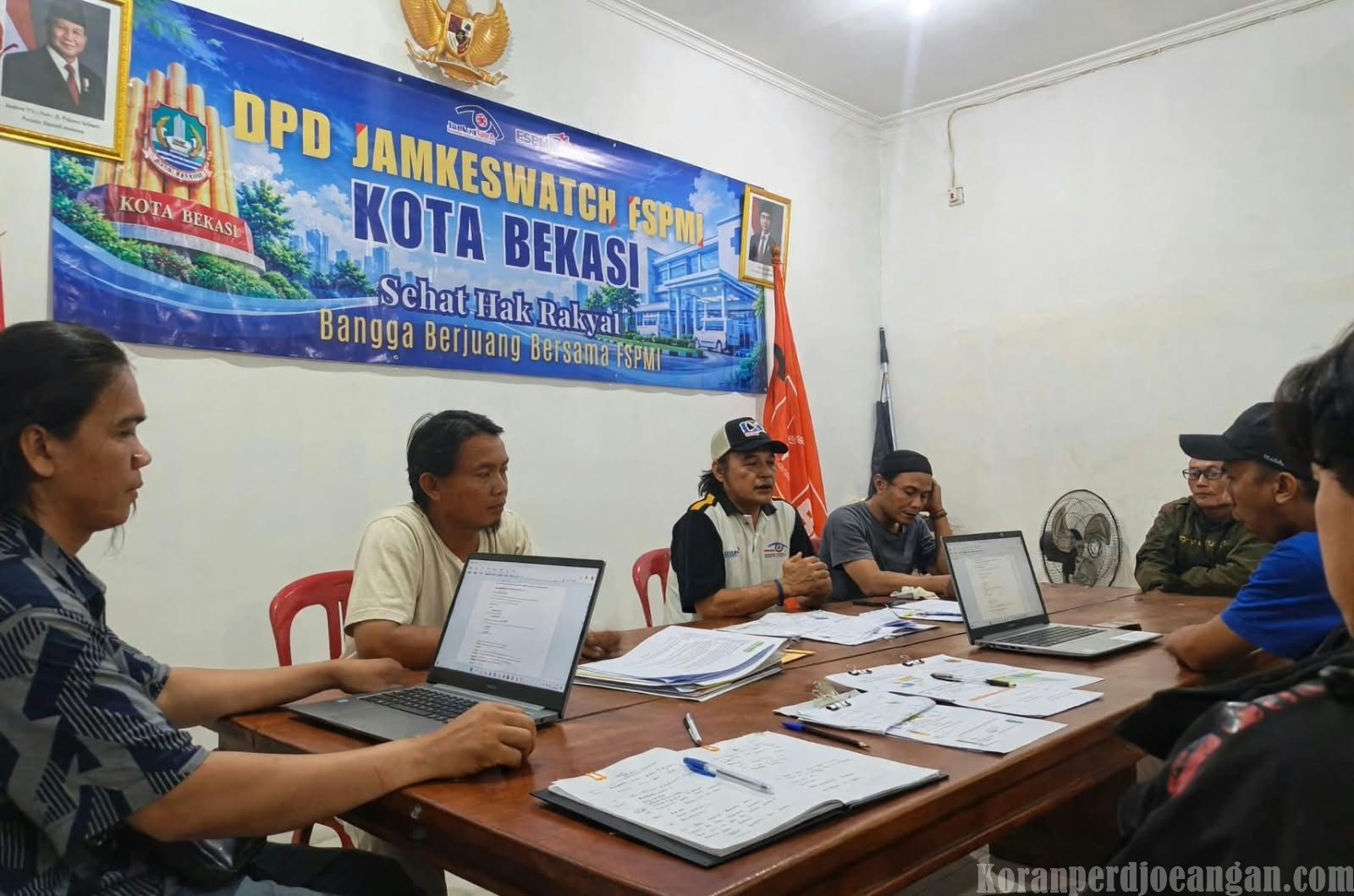 Kawal Jaminan Kesehatan, Jamkeswatch FSPMI Kota Bekasi Bedah Kasus dan Matangkan Rencana Pendidikan Advokasi