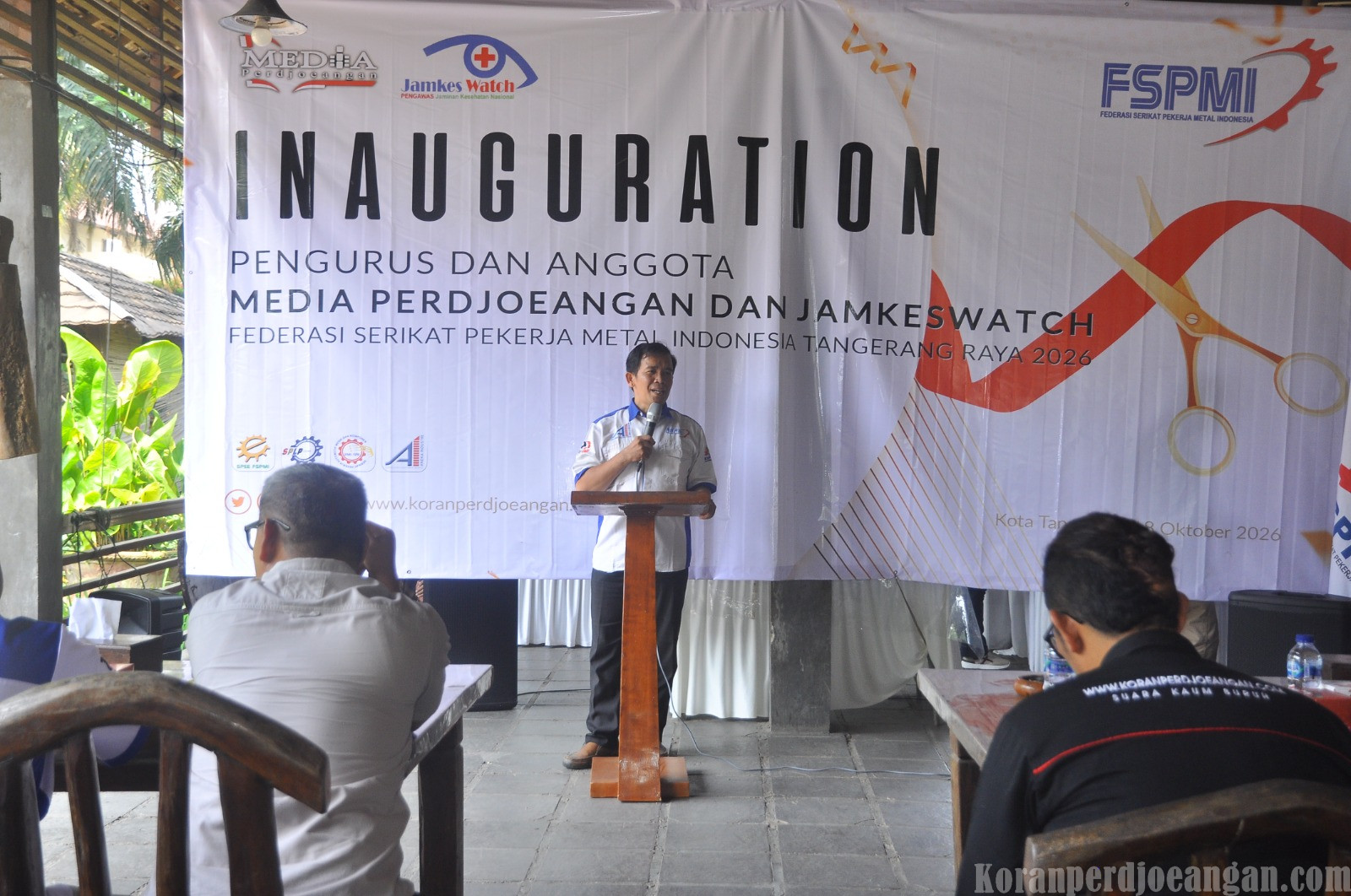 Wawaf Tahni: Media Perdjoeangan dan Jamkeswatch Harus Hadir Memberikan Manfaat bagi Buruh dan Masyarakat