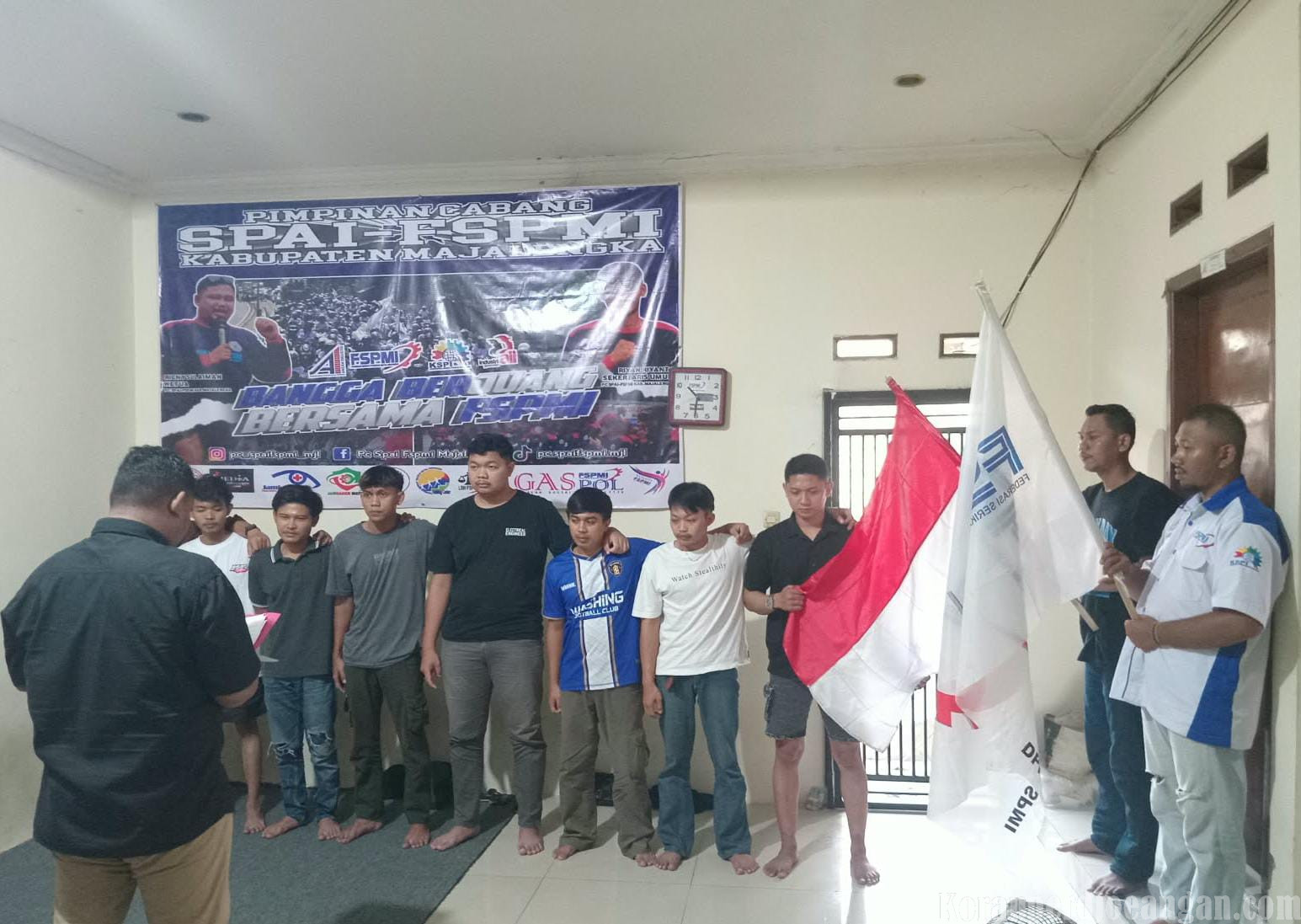 Perkuat Perjuangan dan Kesejahteraan Pekerja, PUK SPAI-FSPMI PT Yuesheng Shoes Material Resmi Dilantik