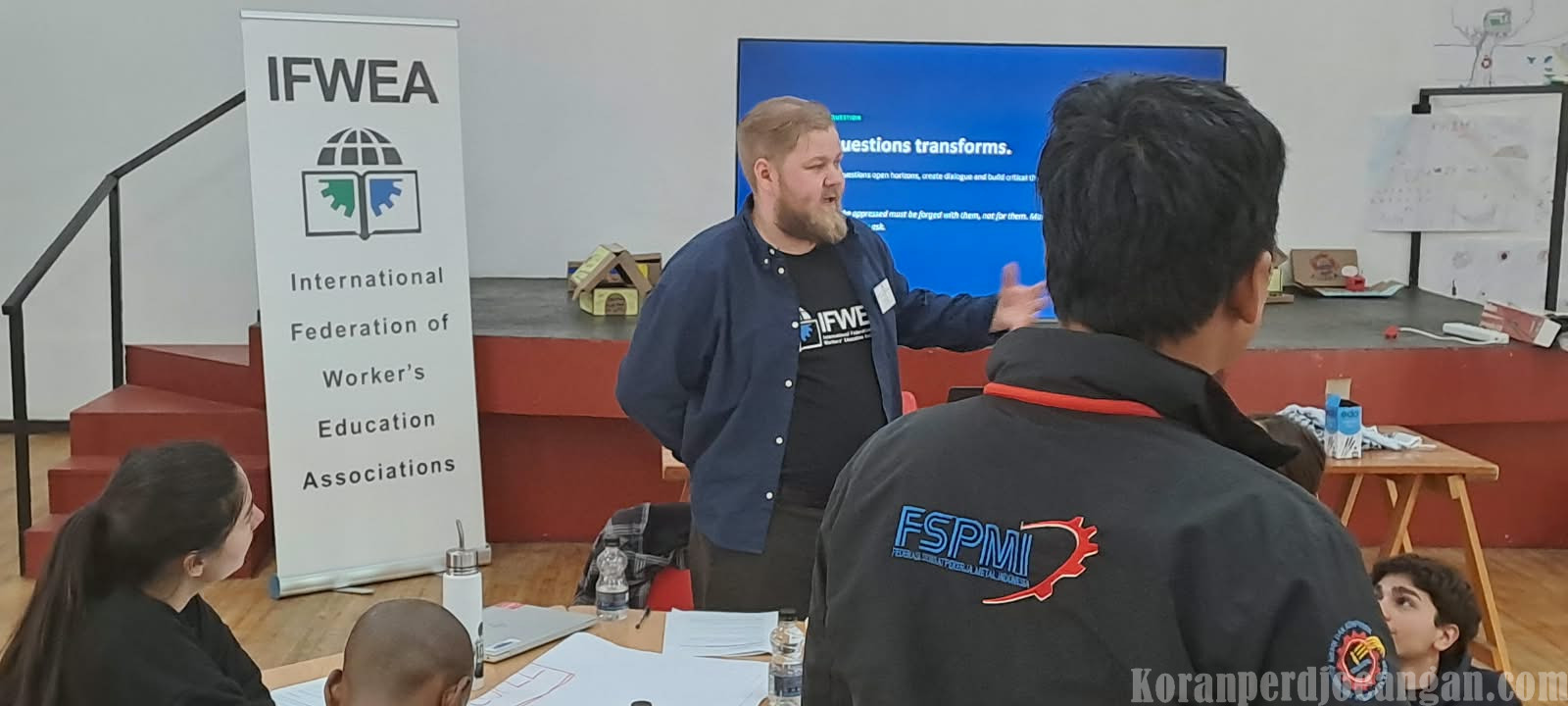 Mendunia, FSPMI Tampil di Youth Global Awareness Programme di Cape Town Afrika Selatan