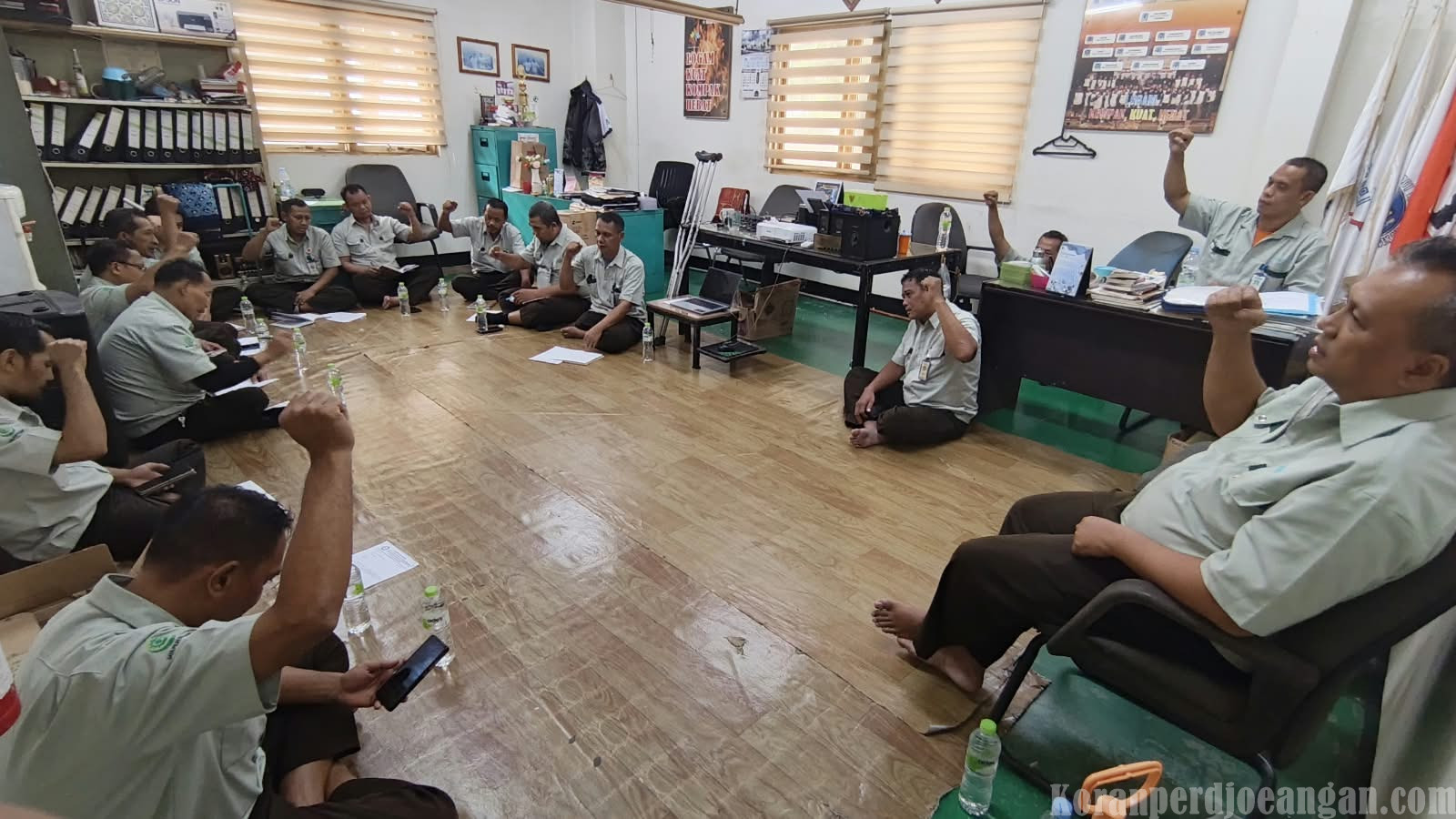 Perkuat Solidaritas, PUK SPLP FSPMI PT TOSO Industry Indonesia Konsolidasikan Korlap