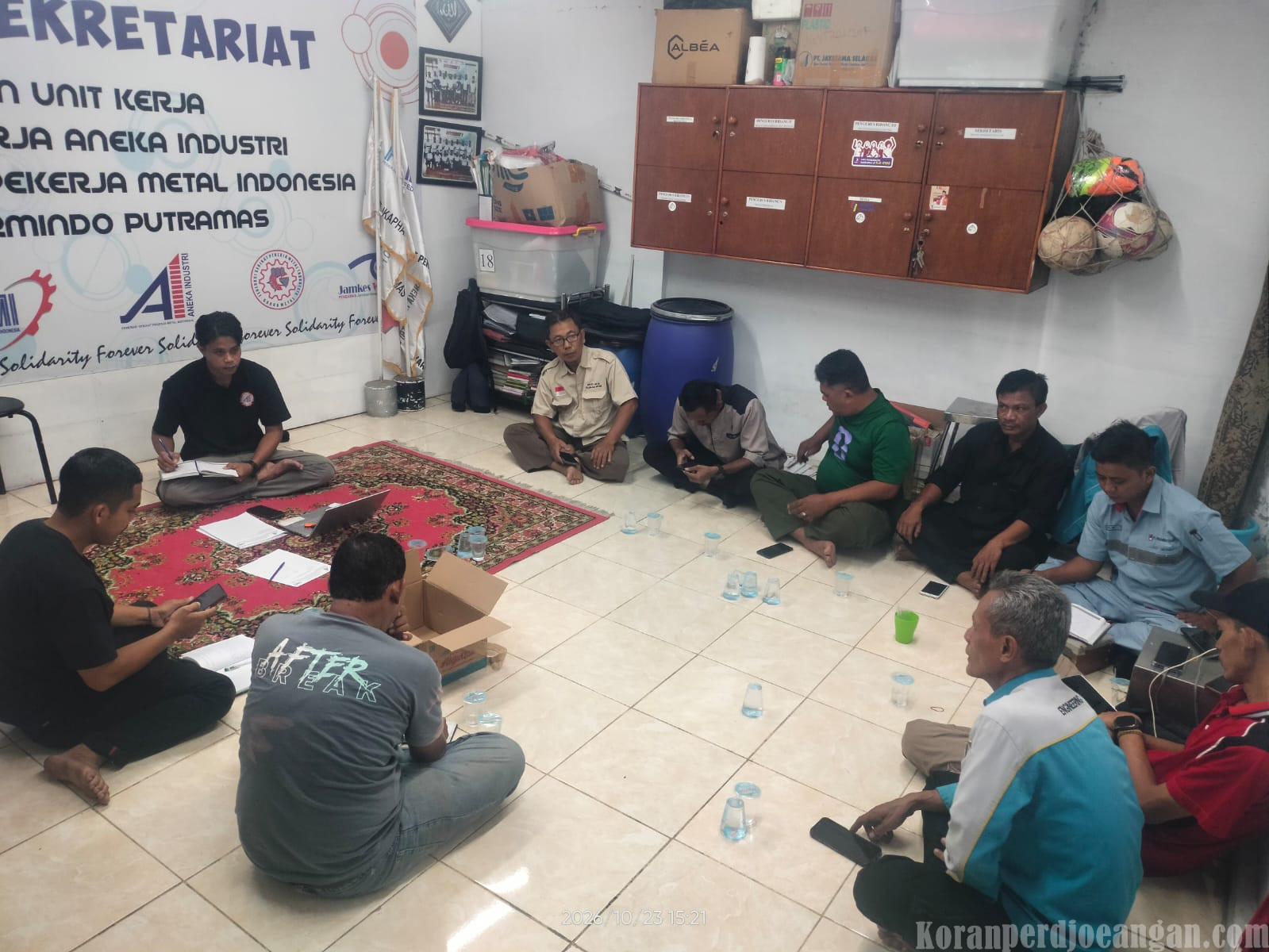 Matangkan Persiapan Upah 2027 hingga Musnik V, PUK SPAI FSPMI PT Ikapharmindo Putramas Tbk Gelar Ratin