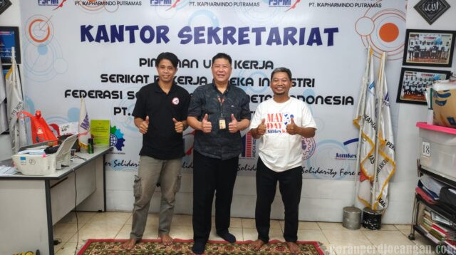 PUK SPAI FSPMI PT Ikapharmindo Putramas Tbk Terima Kunjungan RS Antam Medika untuk Perkuat Sinergi Pelayanan Kesehatan