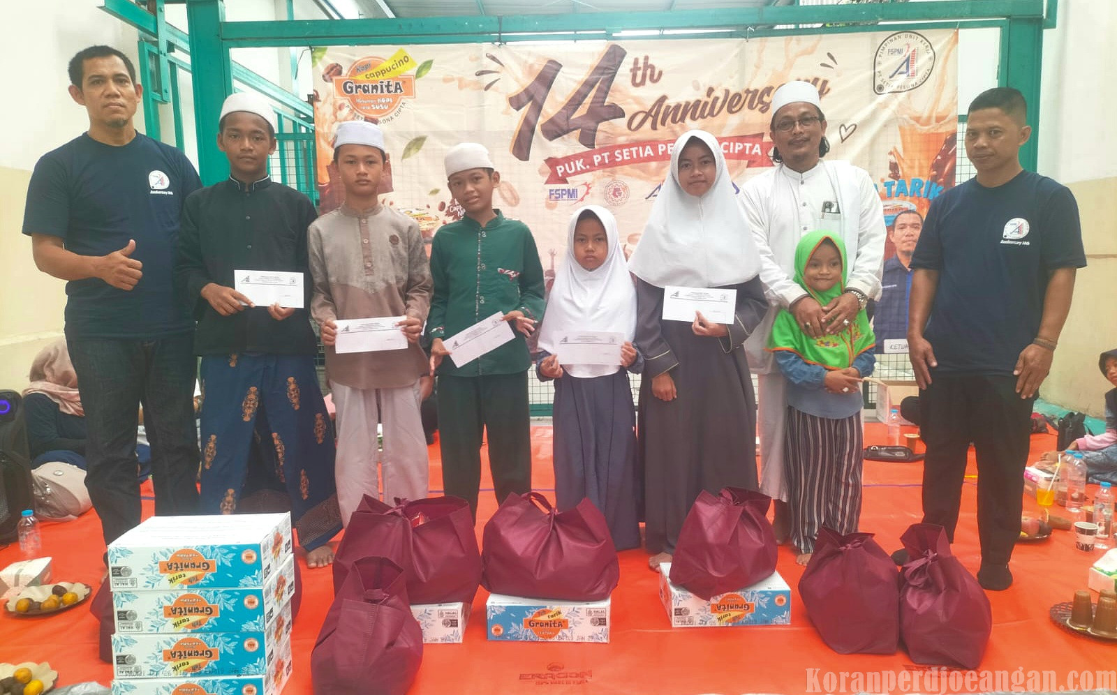 Anniversary Ke 14 Tahun Piminan Unit Kerja Granita Dan Santunan Anak Yatim