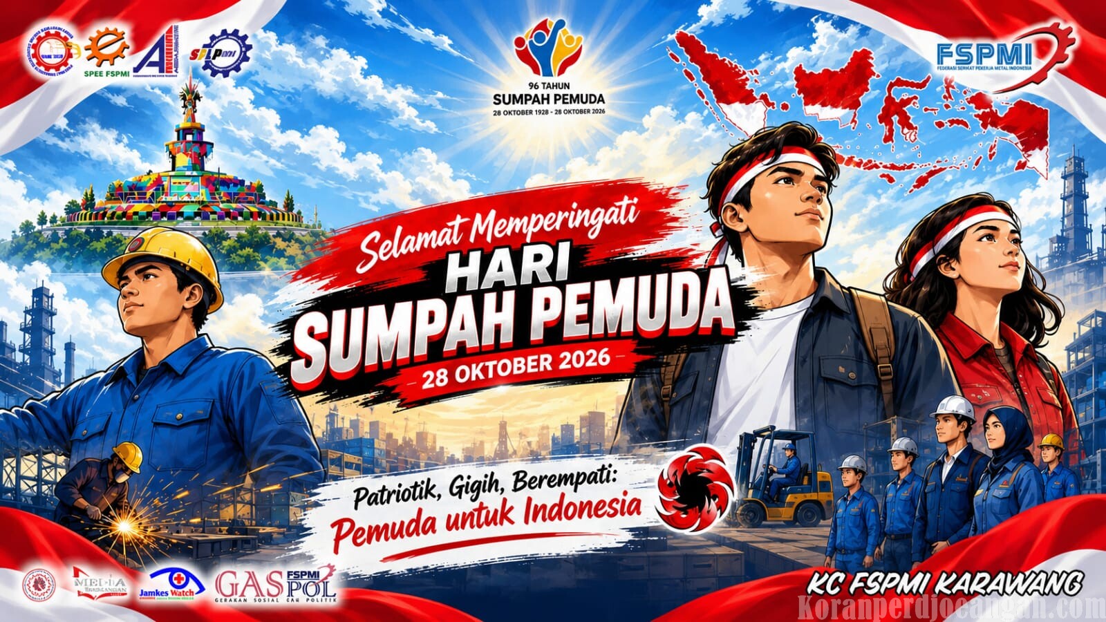 Sumpah Pemuda 2026: Asmat Serum Ajak Buruh Muda Kobarkan Semangat Patriotik, Gigih, dan Berempati