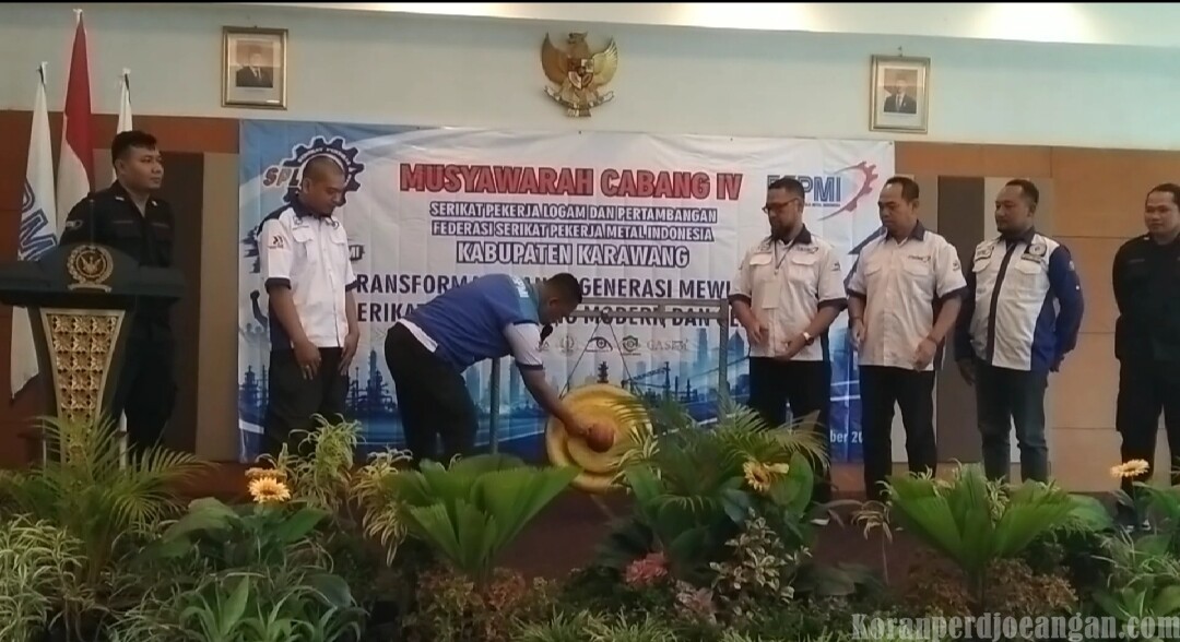 Supriyanto Buka Muscab IV SPLP FSPMI Karawang, Dorong Organisasi Lebih Modern dan Cerdas