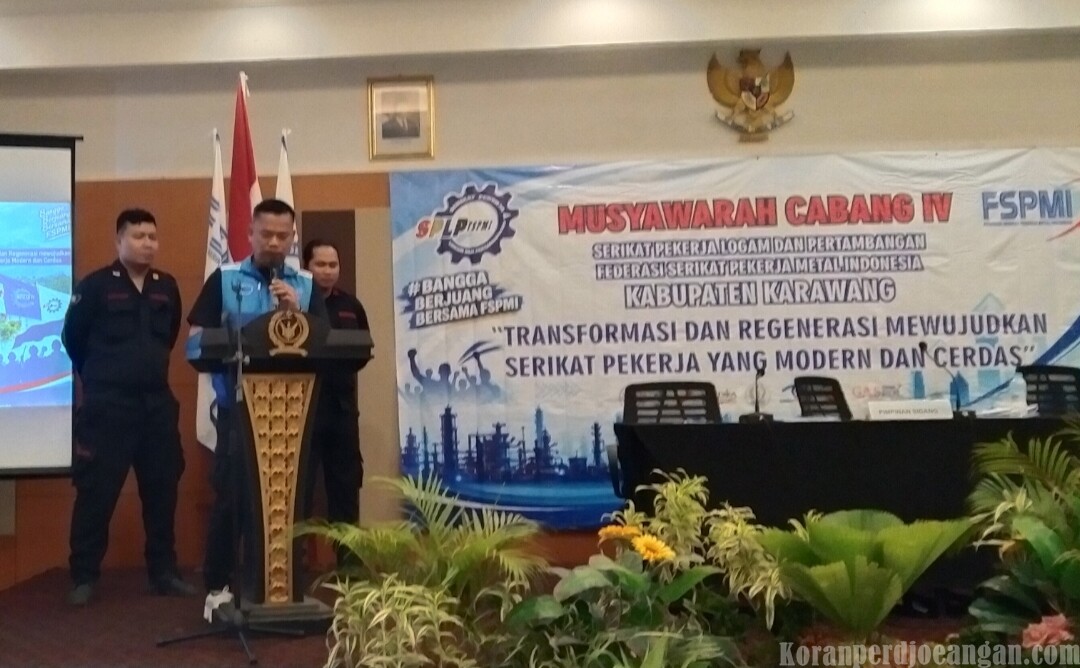 Supriyanto Ingatkan Pengurus PC SPLP FSPMI Karawang, Jabatan Adalah Amanah