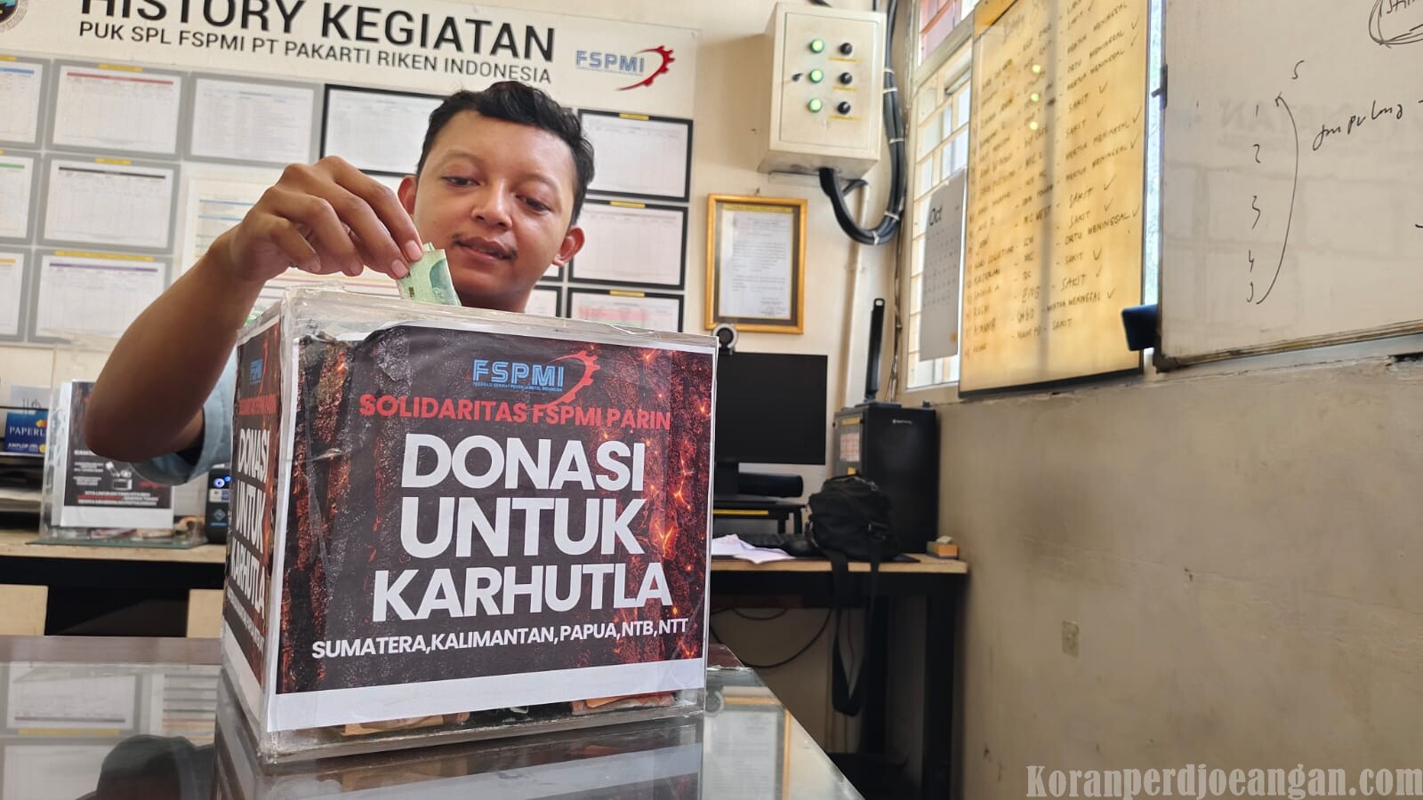 FSPMI PT PARIN Peringati HUT 25 Tahun dengan Donasi Karhutla