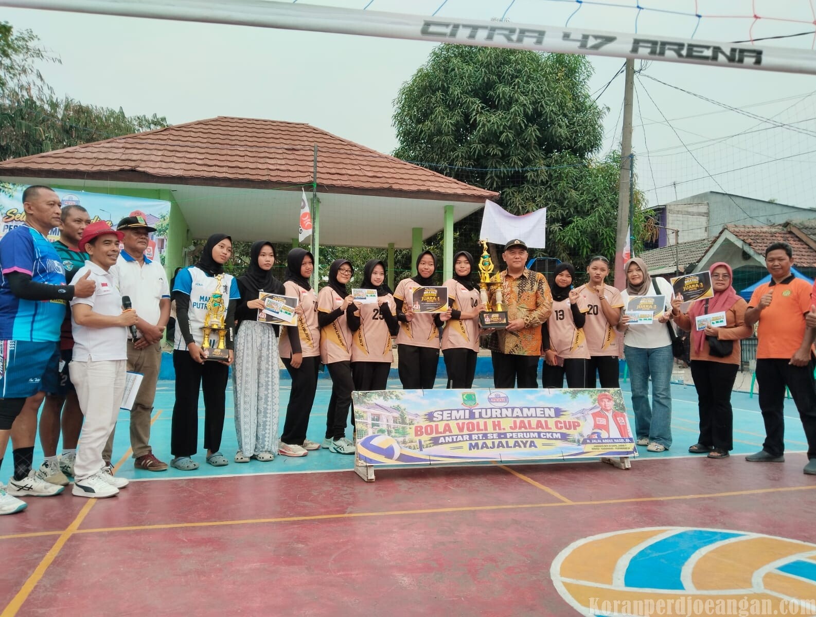 Tim Voli Putri Kujang 57 Raih Juara 1 Turnamen Piala H. Jalal CKM 2026