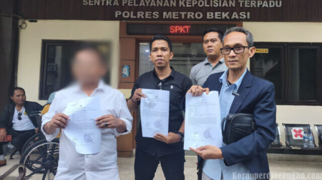 Dugaan Pencemaran Nama Baik di Medsos, Ketua Serikat Pekerja Cikarang Laporkan sejumlah Akun ke Polres Metro Bekasi
