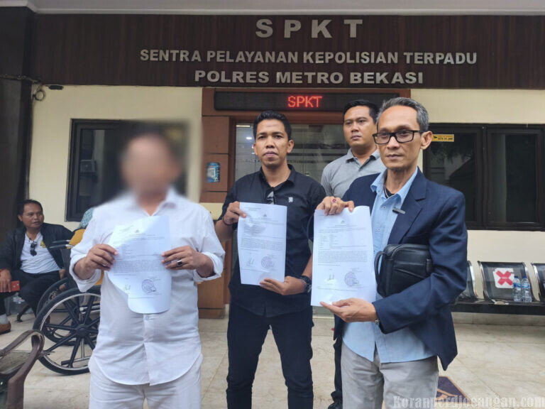 Dugaan Pencemaran Nama Baik di Medsos, Ketua Serikat Pekerja Cikarang Laporkan sejumlah Akun ke Polres Metro Bekasi