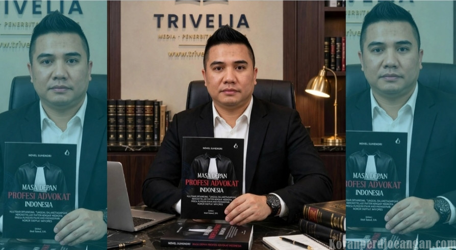 Novel Suhendri Terbitkan Buku, Tawarkan Desain Baru Sistem Advokat Indonesia