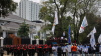 PC SPAMK FSPMI Bogor Turun Aksi di DPRD Jabar, 6 Tuntutan Buruh Harga Mati