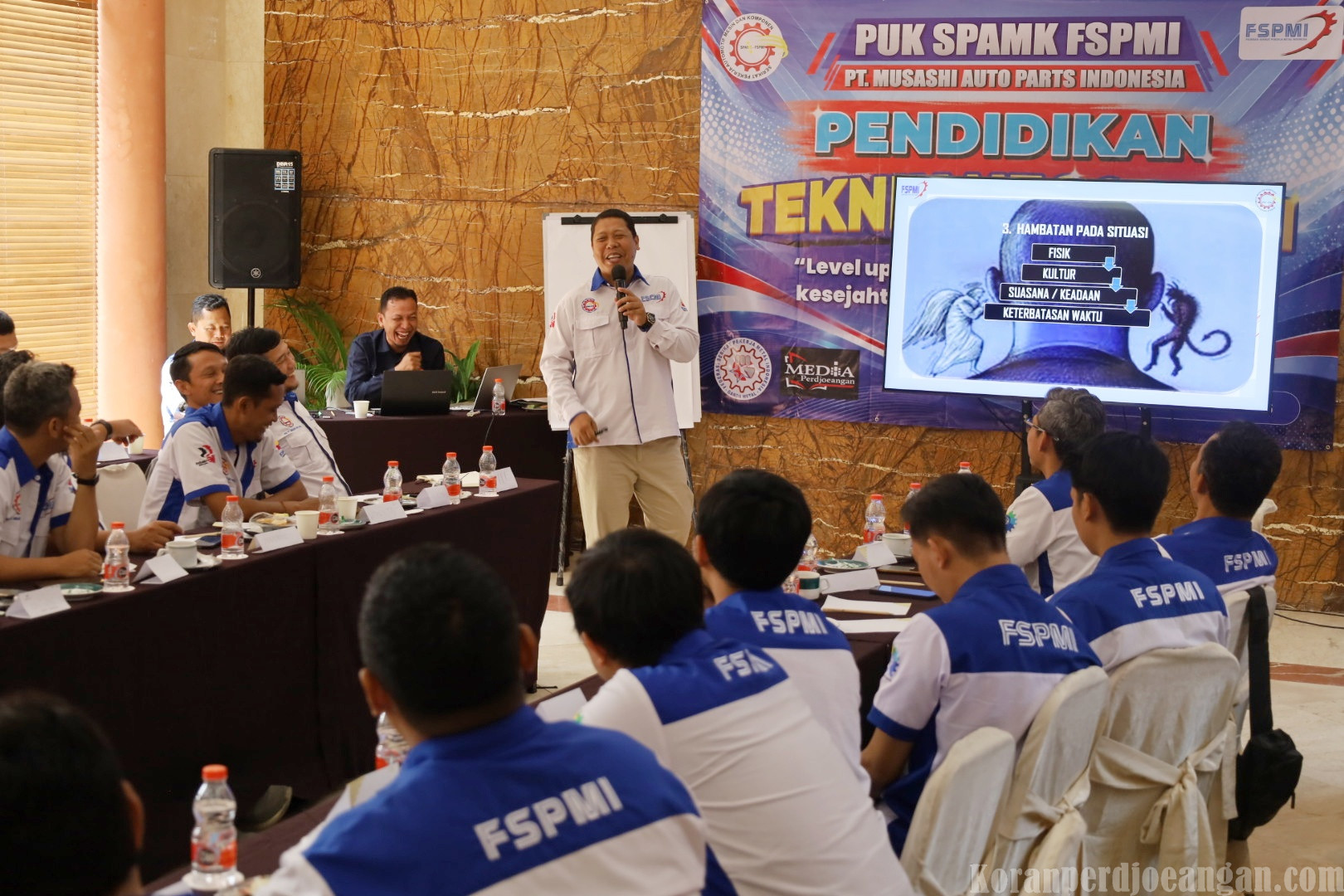 Selenggarakan Pendidikan Teknik Negosiasi, PUK SPAMK FSPMI PT. Musashi Siapkan Tim Negosiator Handal