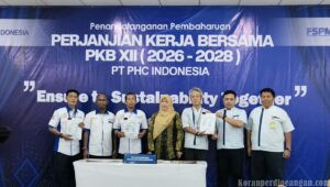 Penandatanganan Pembaharuan PKB XII PT PHC Indonesia