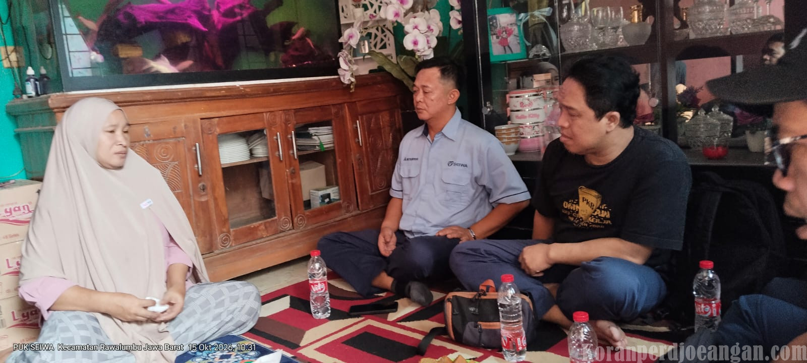 PUK SPAMK FSPMI PT Seiwa Indonesia Salurkan Santunan Duka untuk Keluarga Aip Aripin