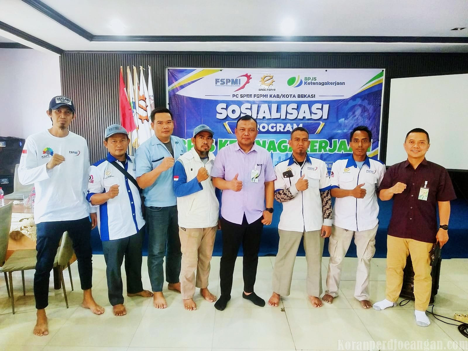 Perdalam Pemahaman Program Jaminan Sosial BPJS Ketenagakerjaan, Perwakilan PUK KMK Hadir Dalam Sosialisasi BPJS