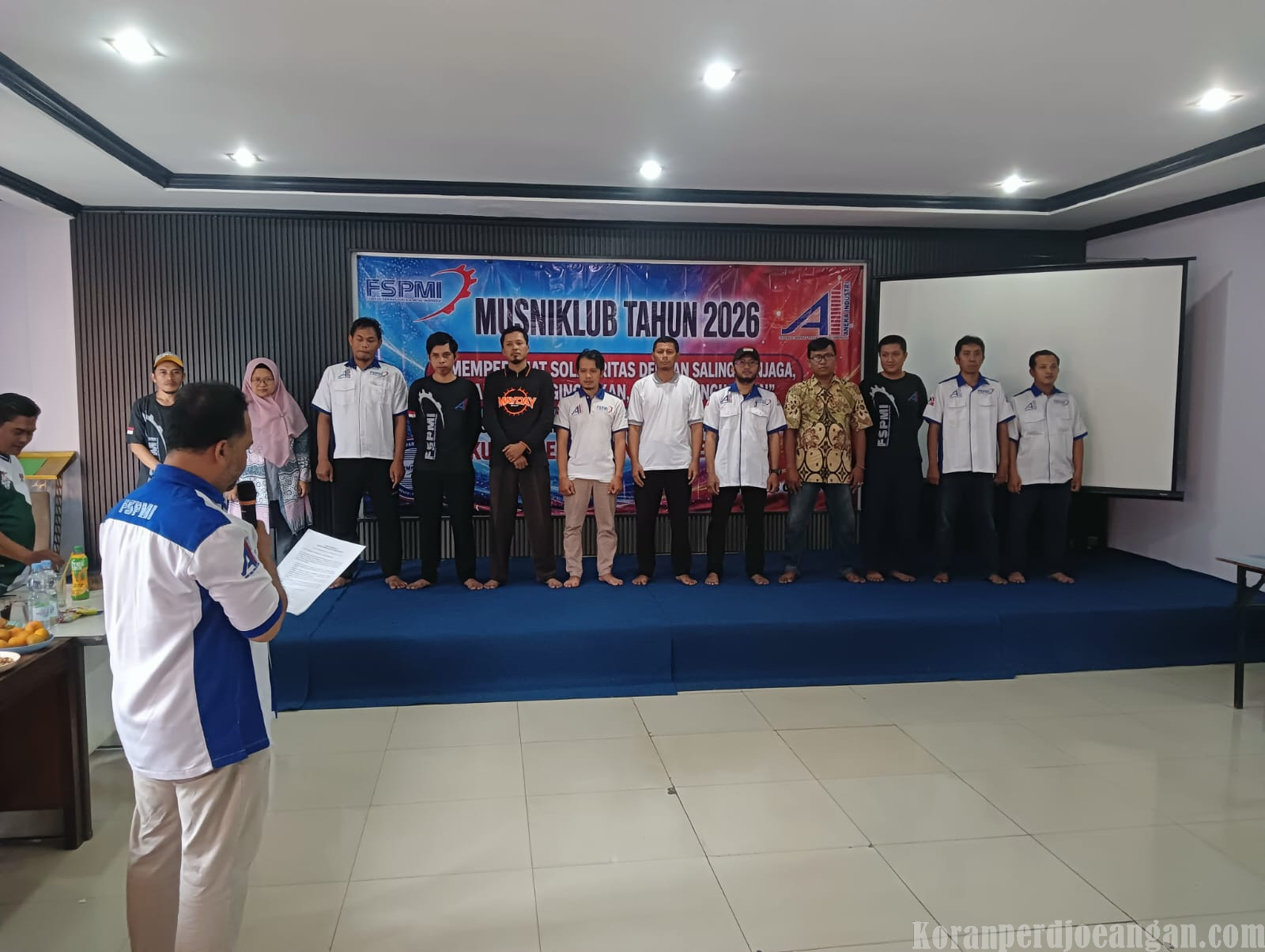 Musniklub PUK SPAI PT. Ferron Par Pharaceuticals, Budi Setiawan Terpilih Menjadi Ketua PUK