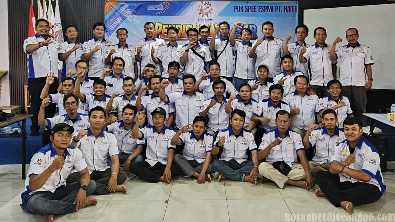 Cetak Kader Masa Depan PUK SPEE FSPMI PT. Haier Adakan Pendidikan Dasar Anggota